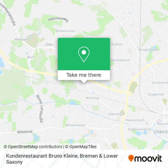 Карта Kundenrestaurant Bruno Kleine