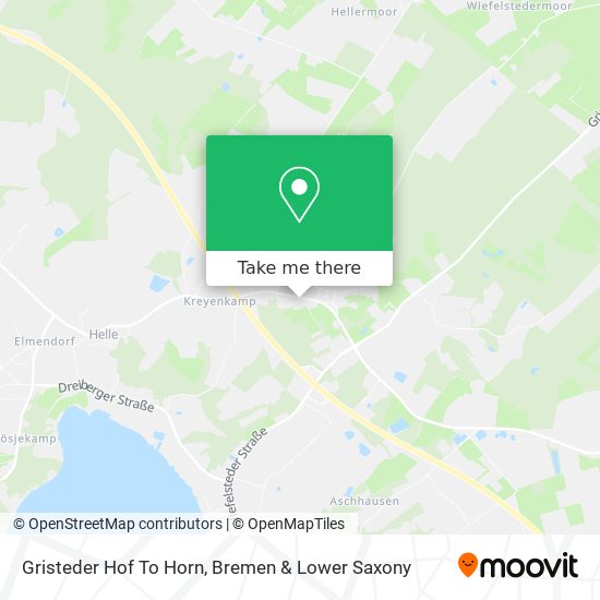 Gristeder Hof To Horn map