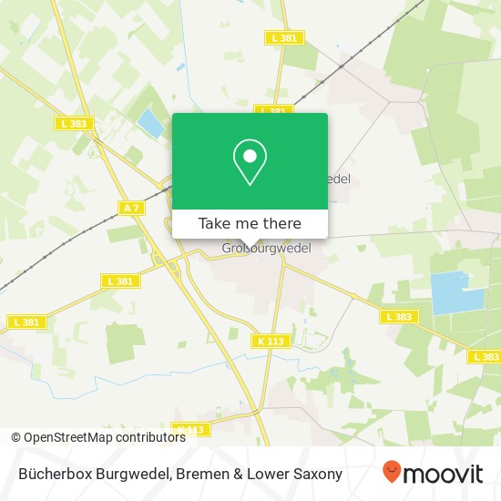 Bücherbox Burgwedel map