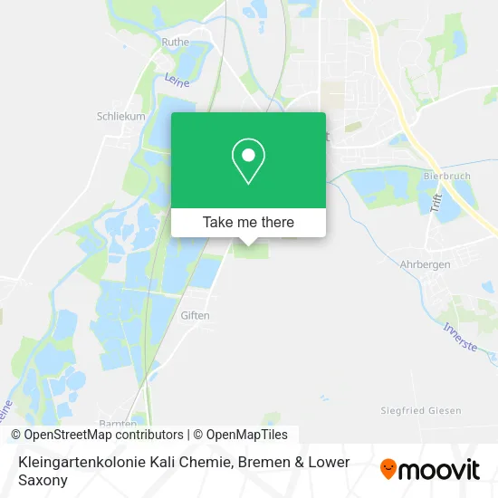 Карта Kleingartenkolonie Kali Chemie