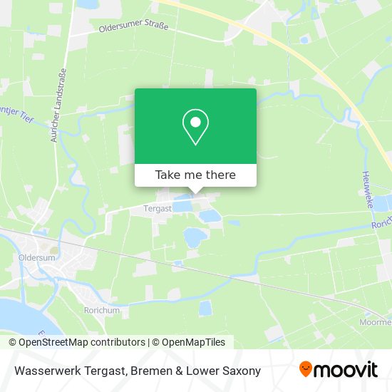 Wasserwerk Tergast map