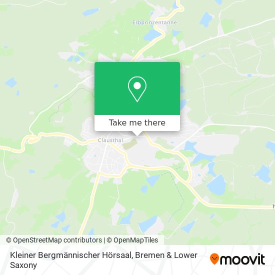Kleiner Bergmännischer Hörsaal map
