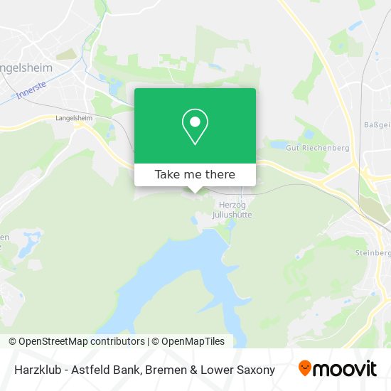 Harzklub - Astfeld Bank map