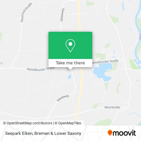 Seepark Eiken map