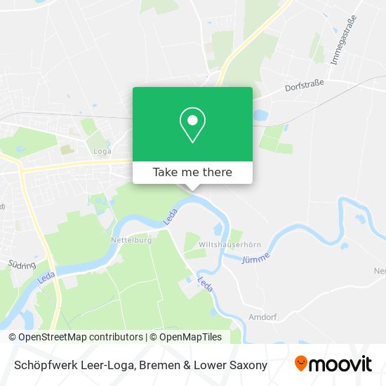 Schöpfwerk Leer-Loga map