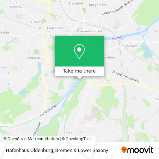 Hafenhaus Oldenburg map