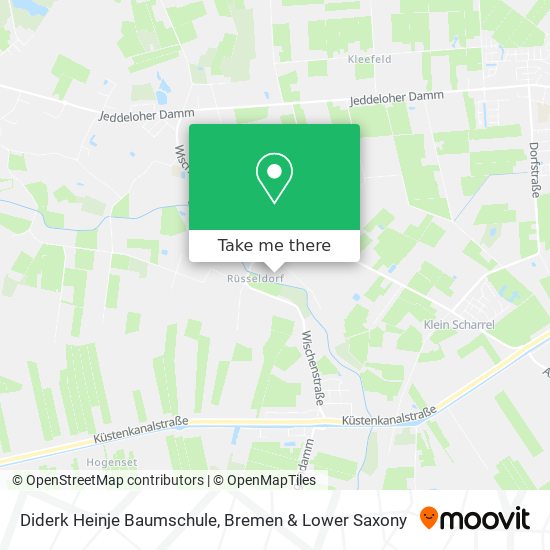 Diderk Heinje Baumschule map