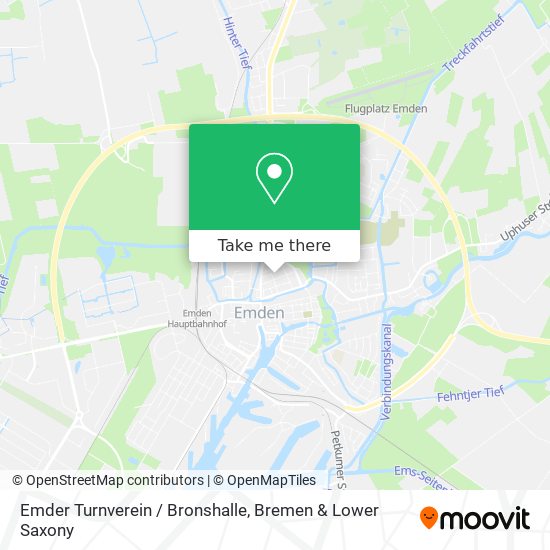 Карта Emder Turnverein / Bronshalle