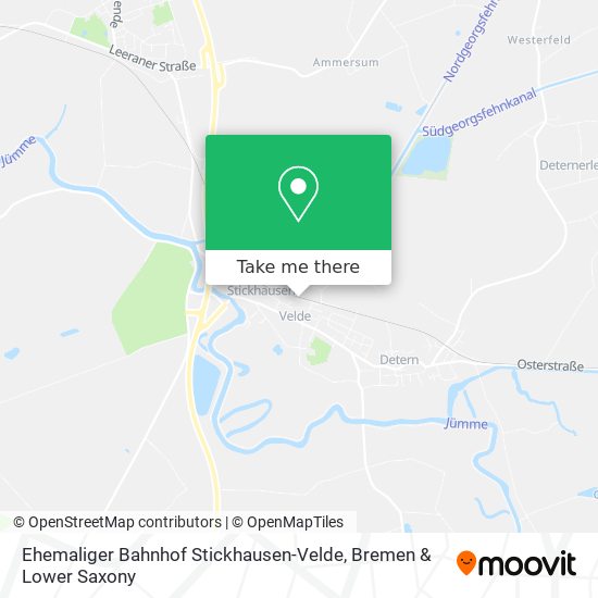 Ehemaliger Bahnhof Stickhausen-Velde map