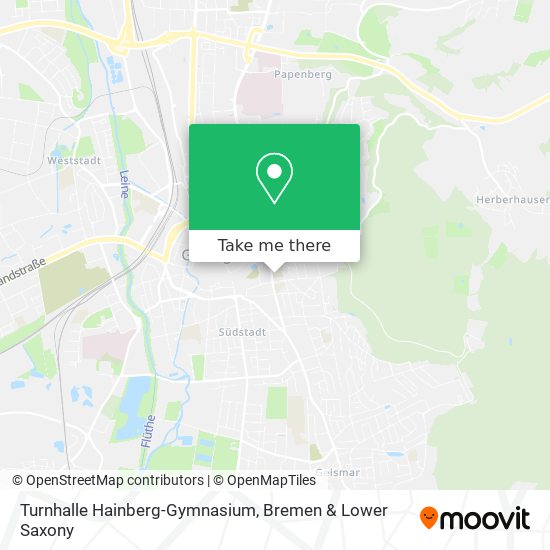 Turnhalle Hainberg-Gymnasium map