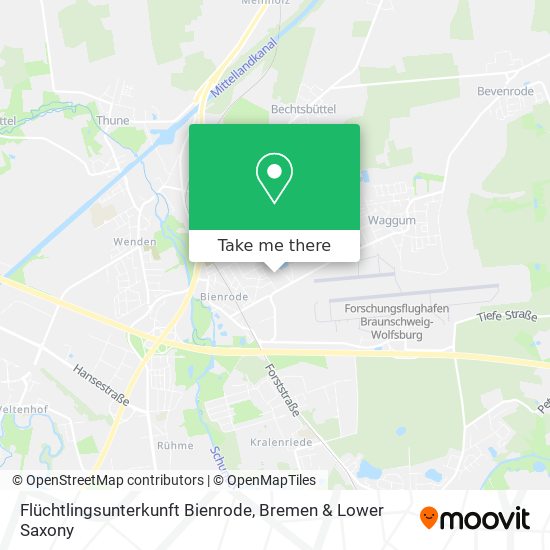 Flüchtlingsunterkunft Bienrode map