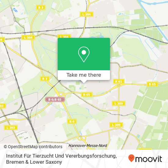 Institut Für Tierzucht Und Vererbungsforschung map