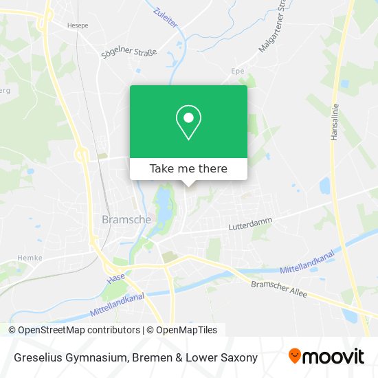 Greselius Gymnasium map