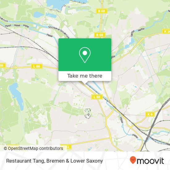 Restaurant Tang map
