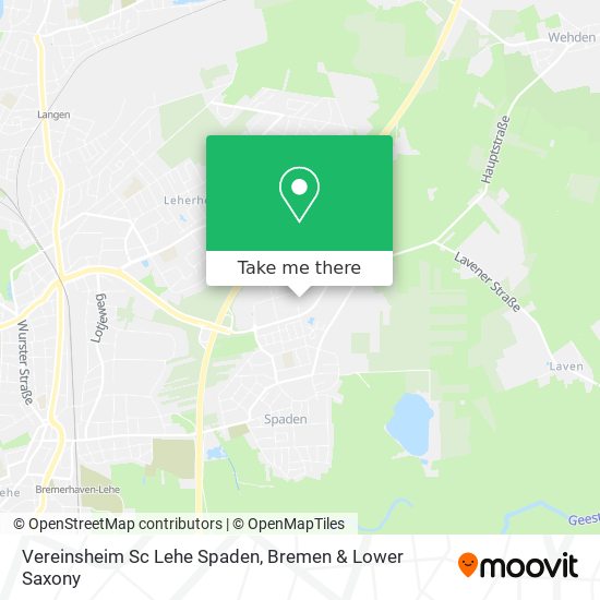 Vereinsheim Sc Lehe Spaden map