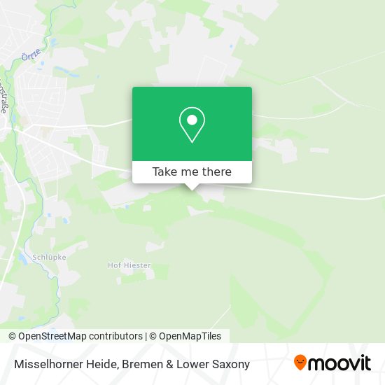 Misselhorner Heide map