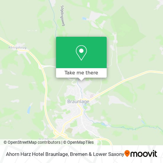 Ahorn Harz Hotel Braunlage map