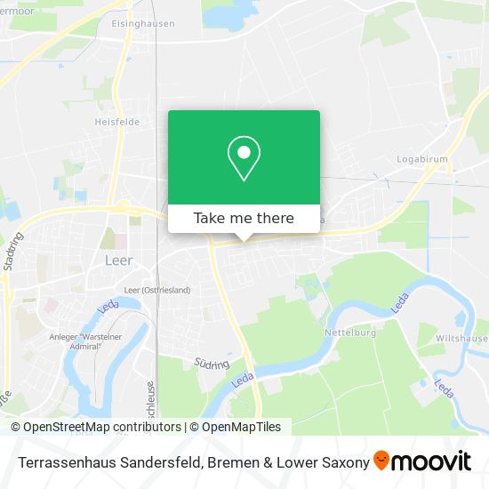 Terrassenhaus Sandersfeld map