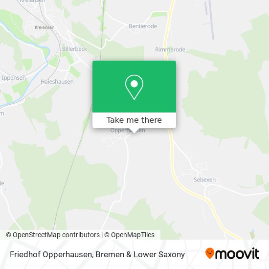 Friedhof Opperhausen map