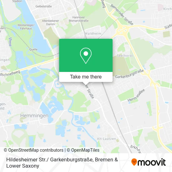 Карта Hildesheimer Str./ Garkenburgstraße