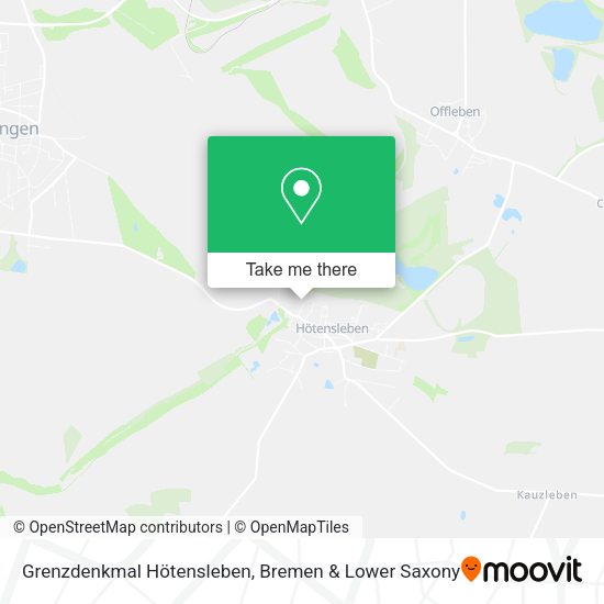 Grenzdenkmal Hötensleben map