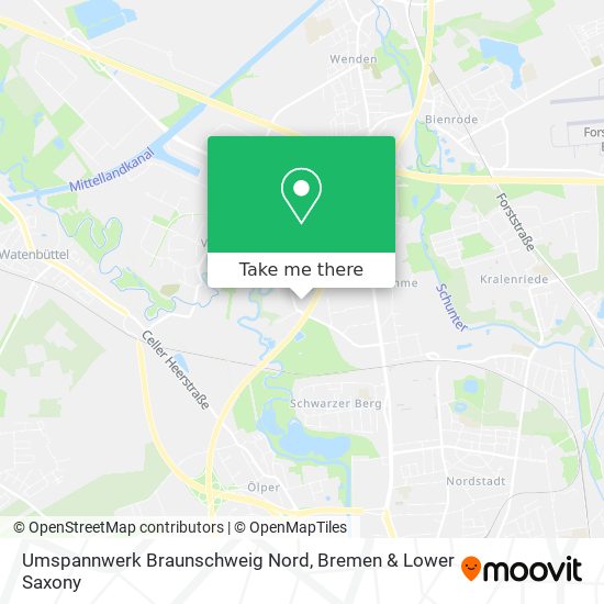 Umspannwerk Braunschweig Nord map