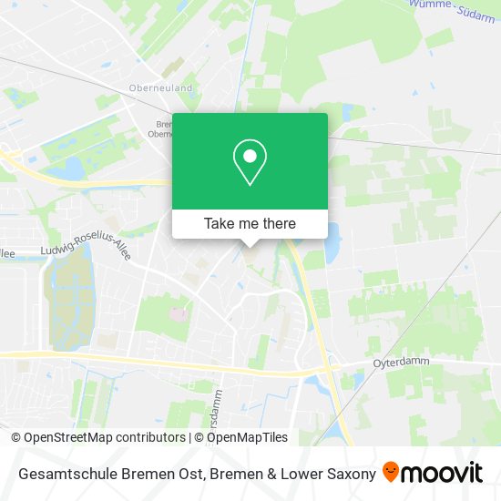 Gesamtschule Bremen Ost map