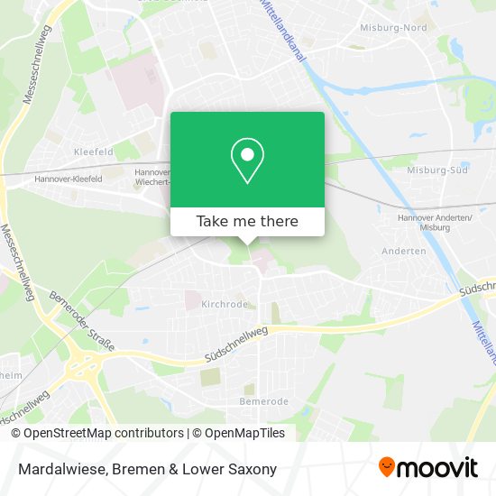 Mardalwiese map
