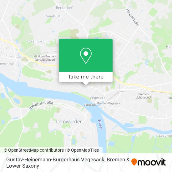 Gustav-Heinemann-Bürgerhaus Vegesack map