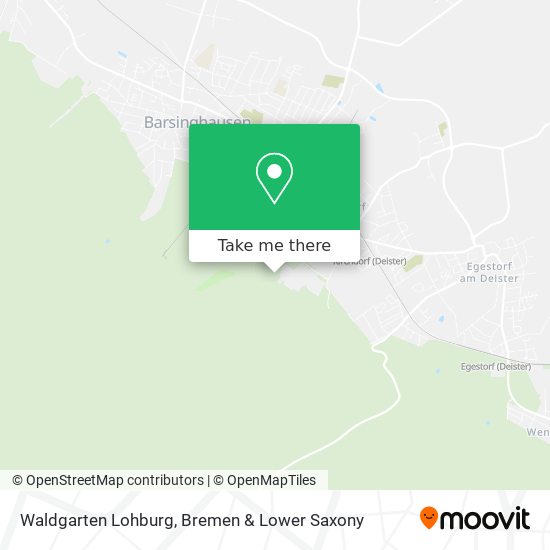 Waldgarten Lohburg map
