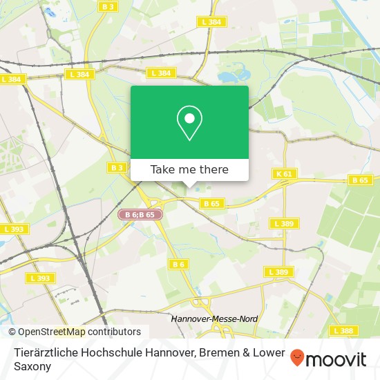 Tierärztliche Hochschule Hannover map