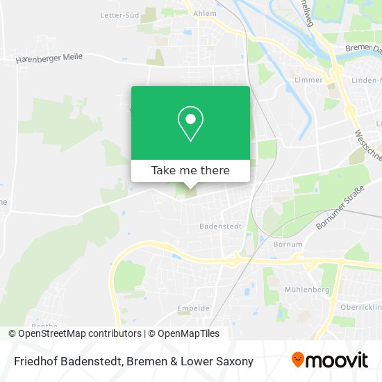 Friedhof Badenstedt map