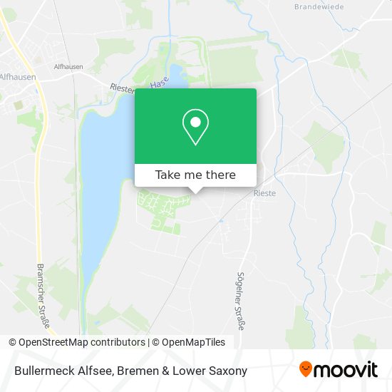 Bullermeck Alfsee map
