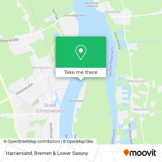 Harriersand map