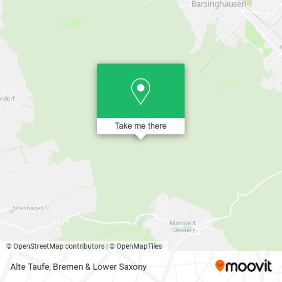 Alte Taufe map