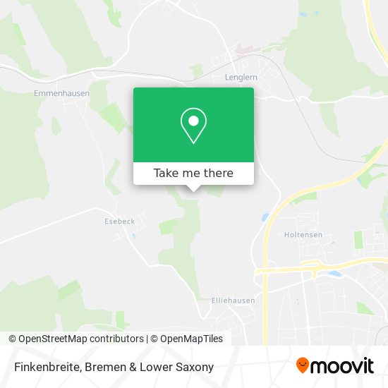 Finkenbreite map