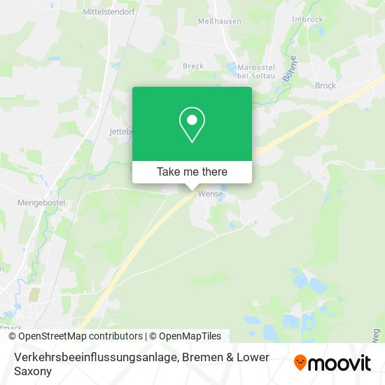 Verkehrsbeeinflussungsanlage map