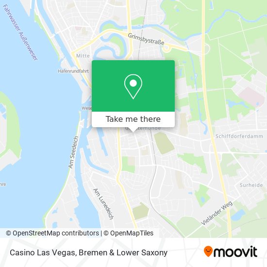 Casino Las Vegas map