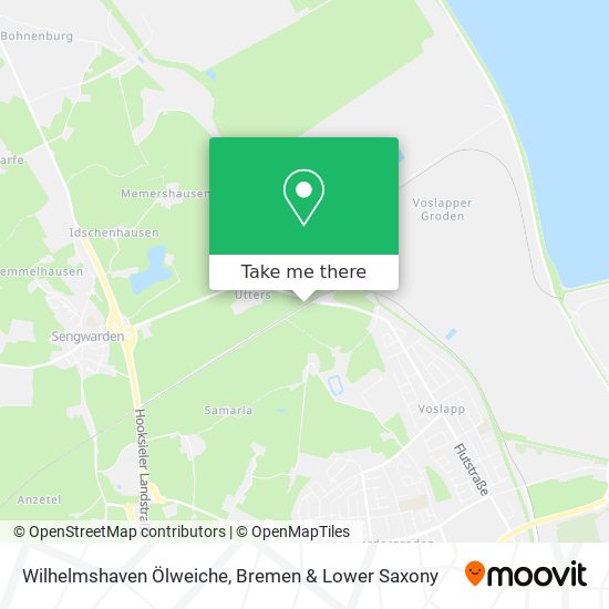 Wilhelmshaven Ölweiche map