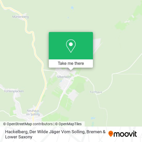 Hackelberg, Der Wilde Jäger Vom Solling map