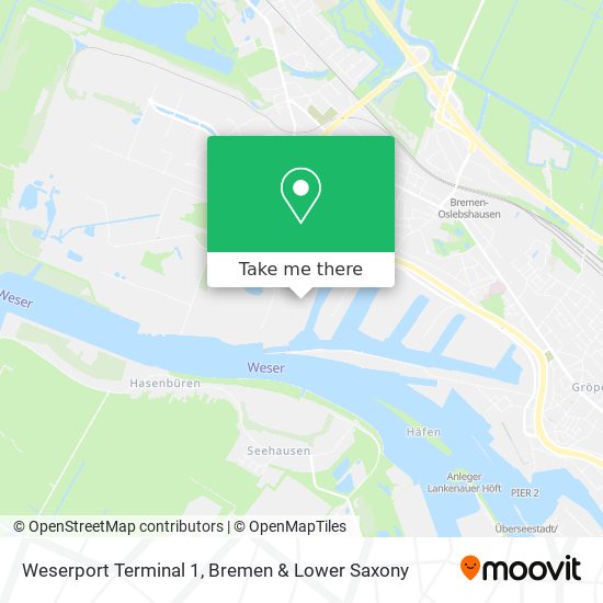 Weserport Terminal 1 map