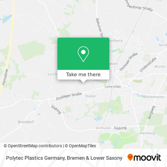 Polytec Plastics Germany map