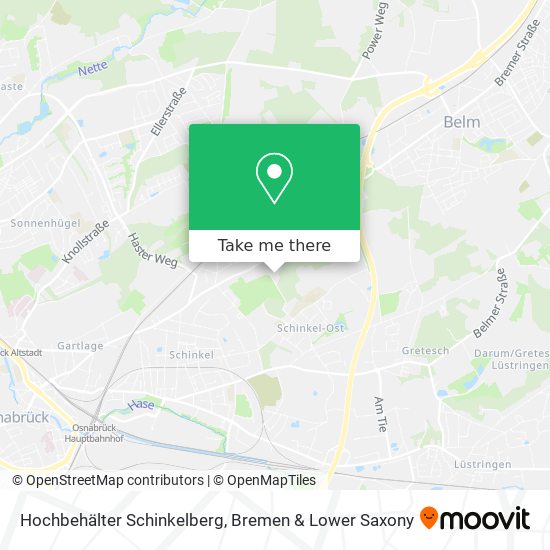Hochbehälter Schinkelberg map