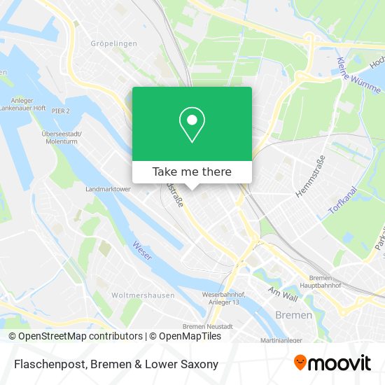 Flaschenpost map