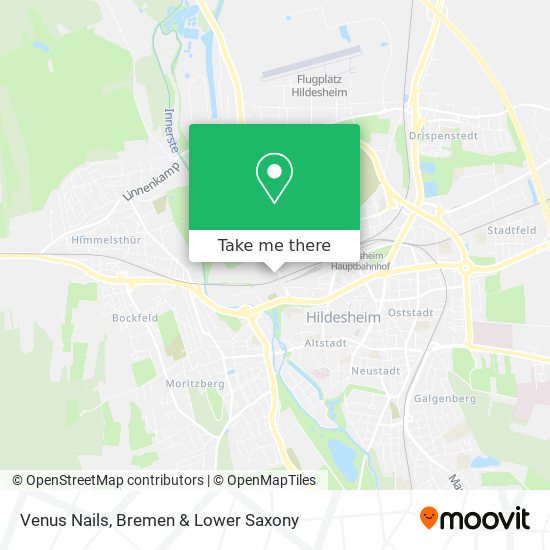 Venus Nails map