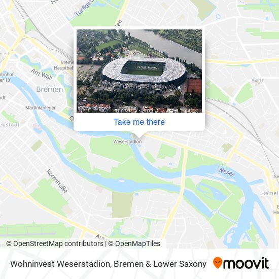 Карта Wohninvest Weserstadion