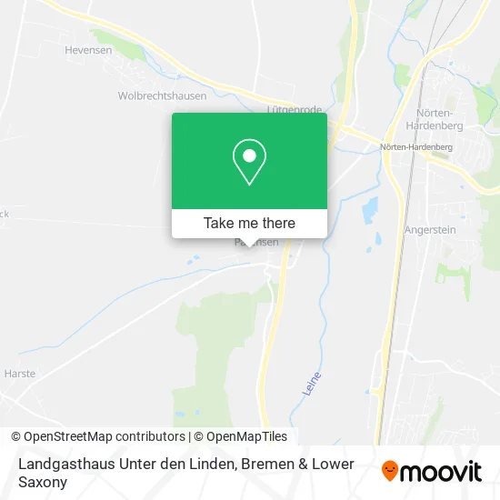 Карта Landgasthaus Unter den Linden