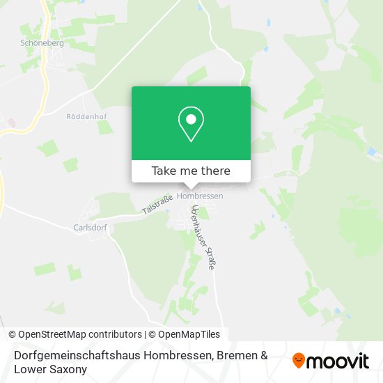 Dorfgemeinschaftshaus Hombressen map
