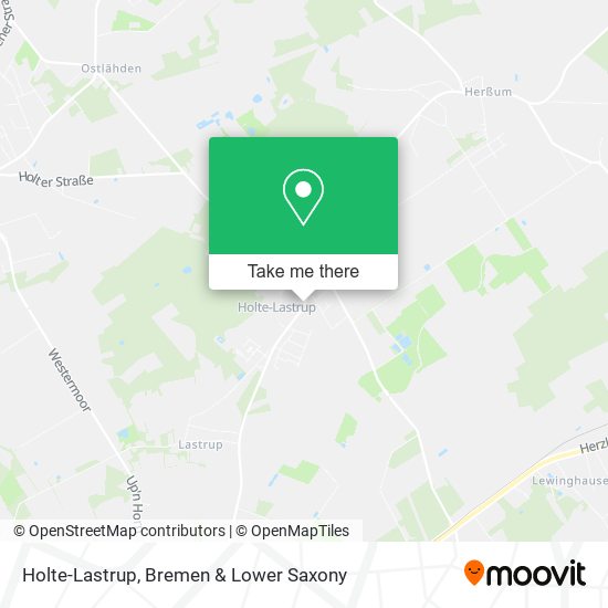 Holte-Lastrup map