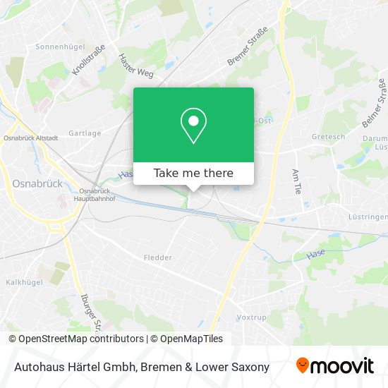 Autohaus Härtel Gmbh map